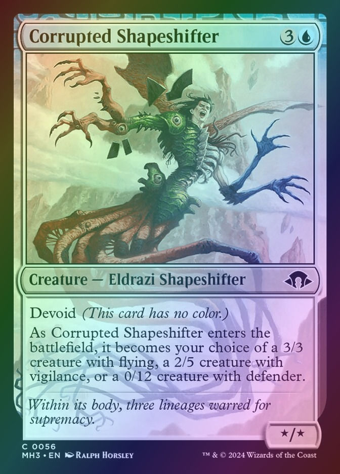 Corrupted Shapeshifter (MH3) (56) / Foil