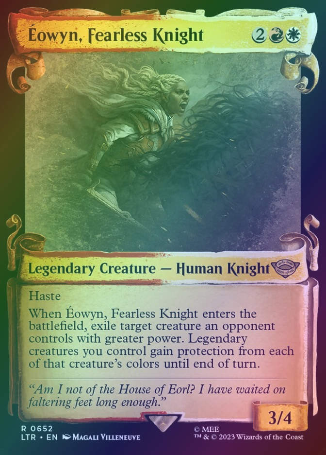 Éowyn, Fearless Knight (LTR) (652) / Showcase / Foil
