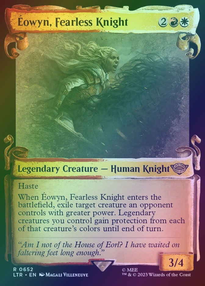 Éowyn, Fearless Knight (LTR) (652) / Showcase / Foil