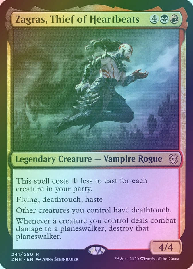 Zagras, Thief of Heartbeats (ZNR) (241) / Foil