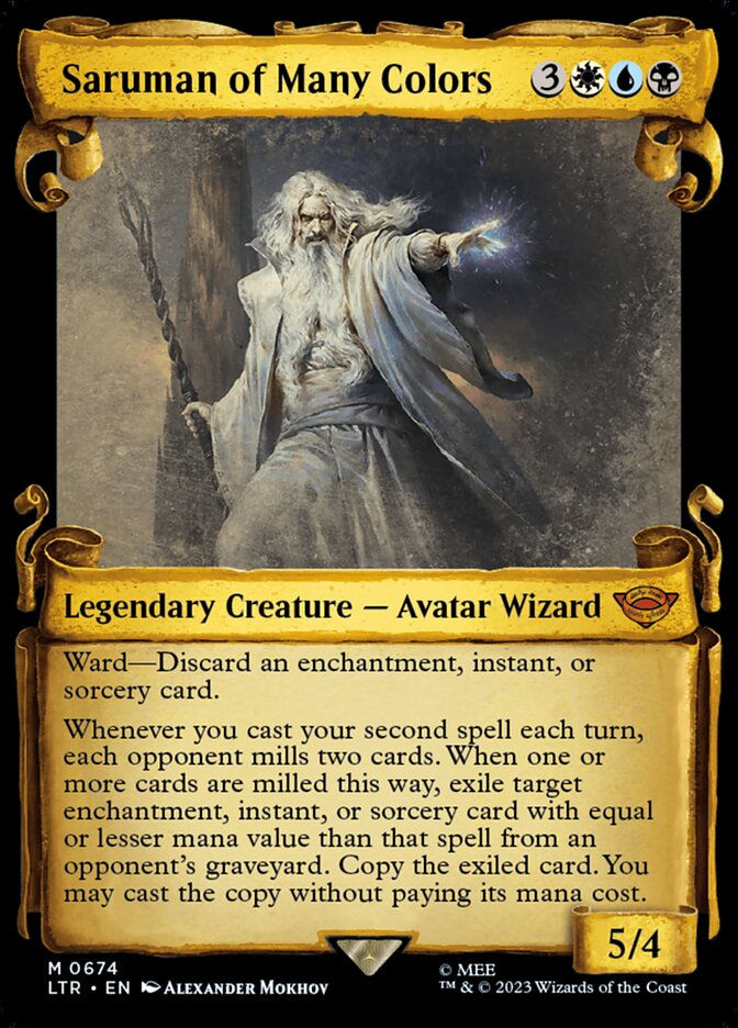 Saruman of Many Colors (LTR) (674) / Showcase