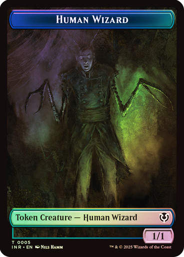 Human Wizard (TINR) (5) // Jace, Unraveler of Secrets Emblem (TINR) (25) / Foil