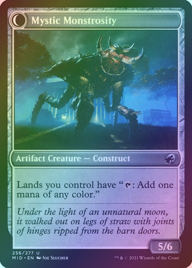 Mystic Skull // Mystic Monstrosity (MID) (256) / Foil — cara 2 de 2