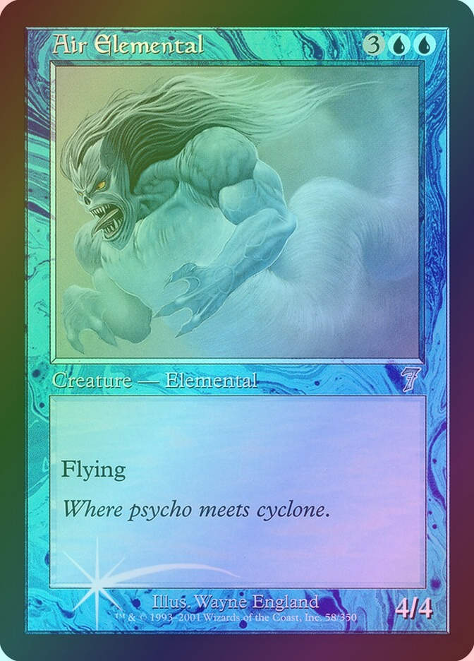 Air Elemental (7ED) (58★) / Foil