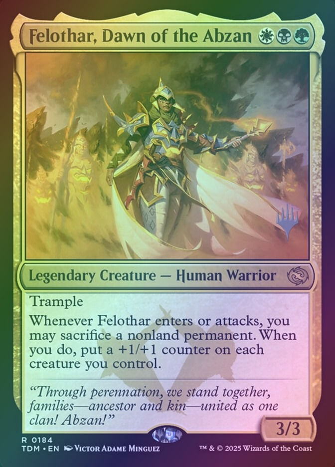 Felothar, Dawn of the Abzan (PTDM) (184p) / Foil