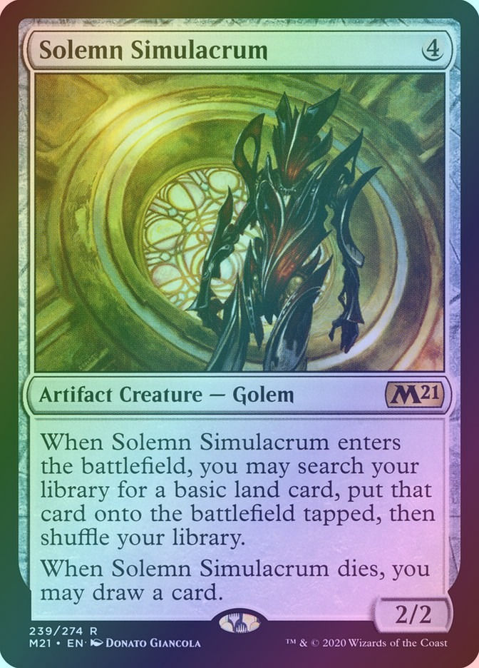 Solemn Simulacrum (M21) (239) / Foil