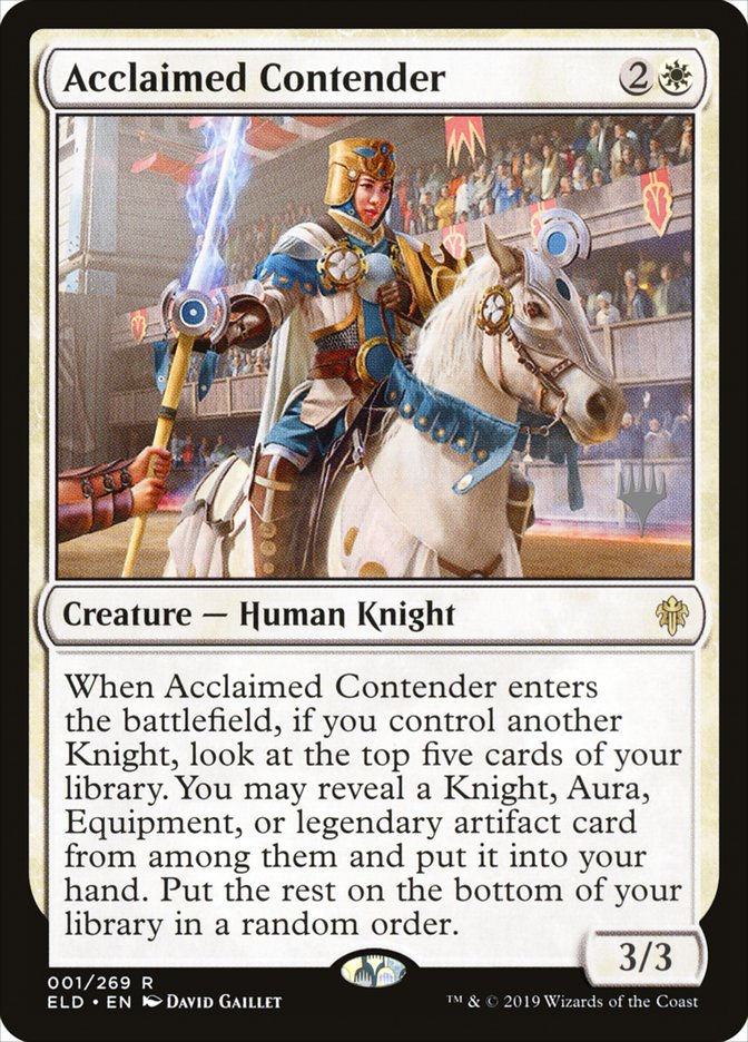 Acclaimed Contender (PELD) (1p)