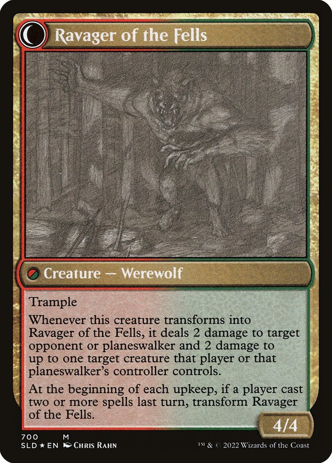Huntmaster of the Fells // Ravager of the Fells (SLD) (700) — cara 2 de 2