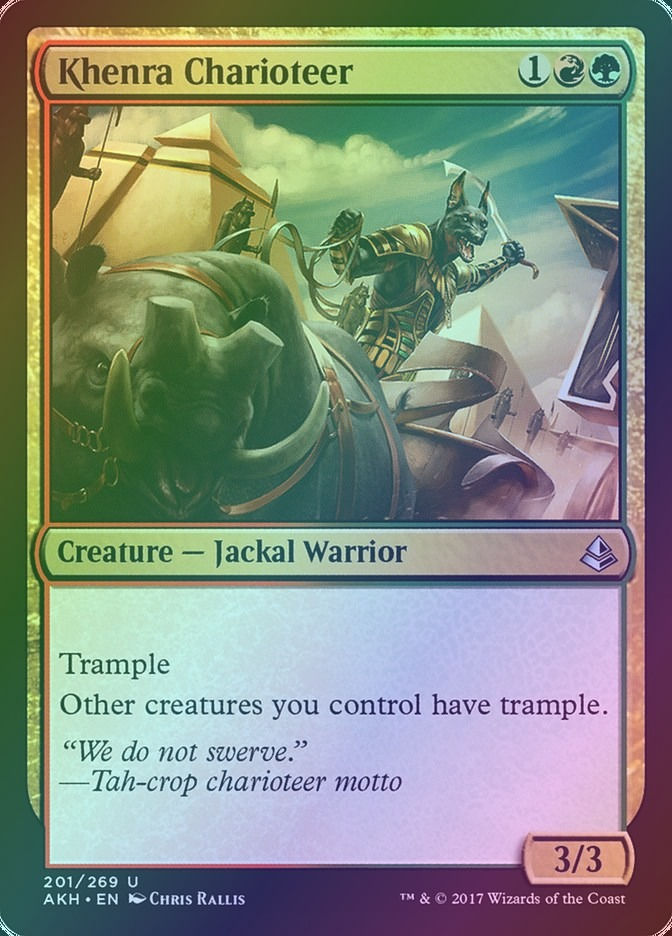 Khenra Charioteer (AKH) (201) / Foil