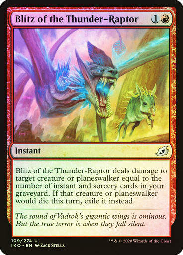 Blitz of the Thunder-Raptor (IKO) (109) / Foil