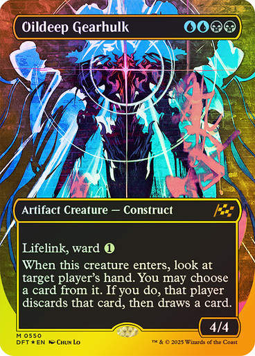 Oildeep Gearhulk (DFT) (550) / Borderless  / First Place Foil