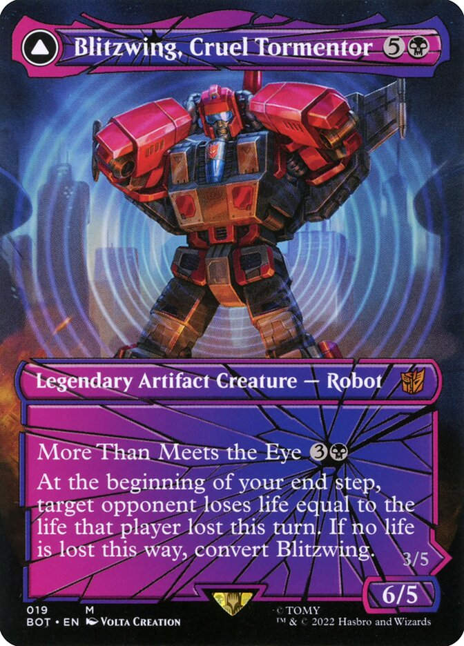 Blitzwing, Cruel Tormentor // Blitzwing, Adaptive Assailant (BOT) (19)