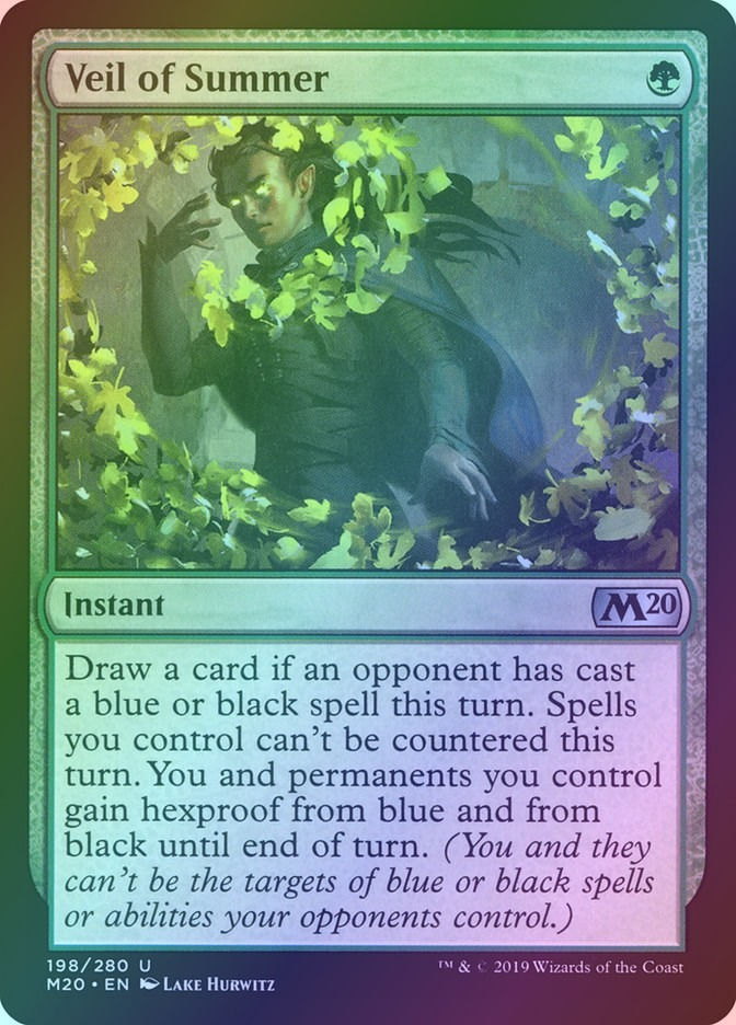 Veil of Summer (M20) (198) / Foil