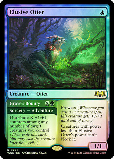 Elusive Otter // Grove's Bounty (woe) / Foil