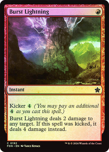Burst Lightning (FDN) (192) / Foil