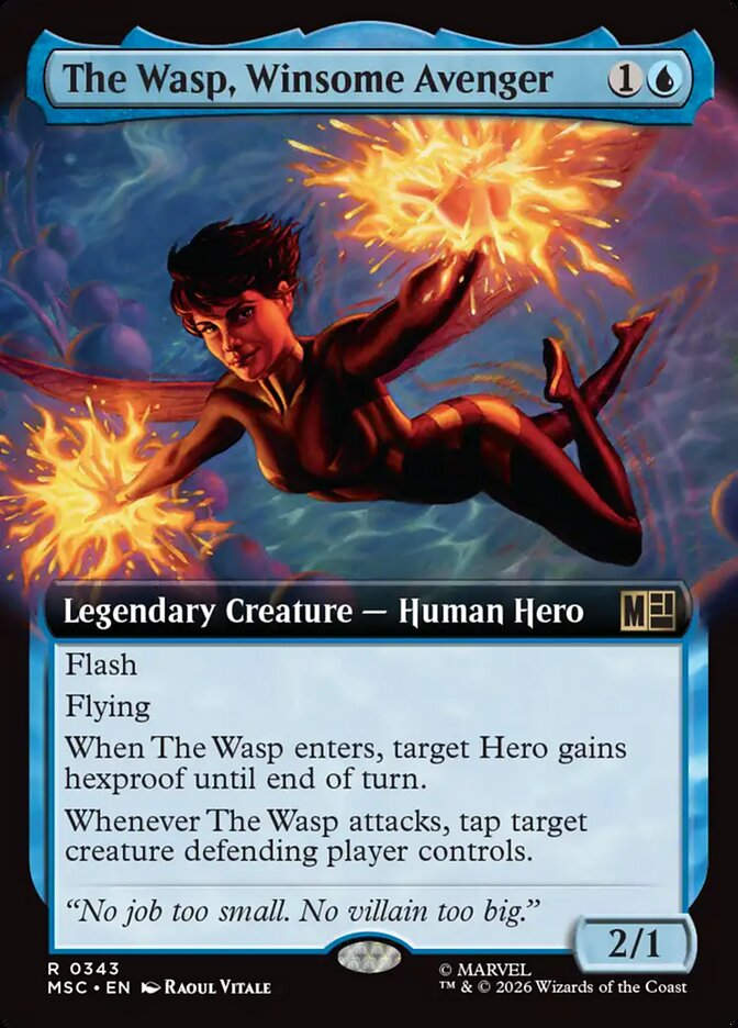The Wasp, Winsome Avenger (MSC) (343) / Extended Art