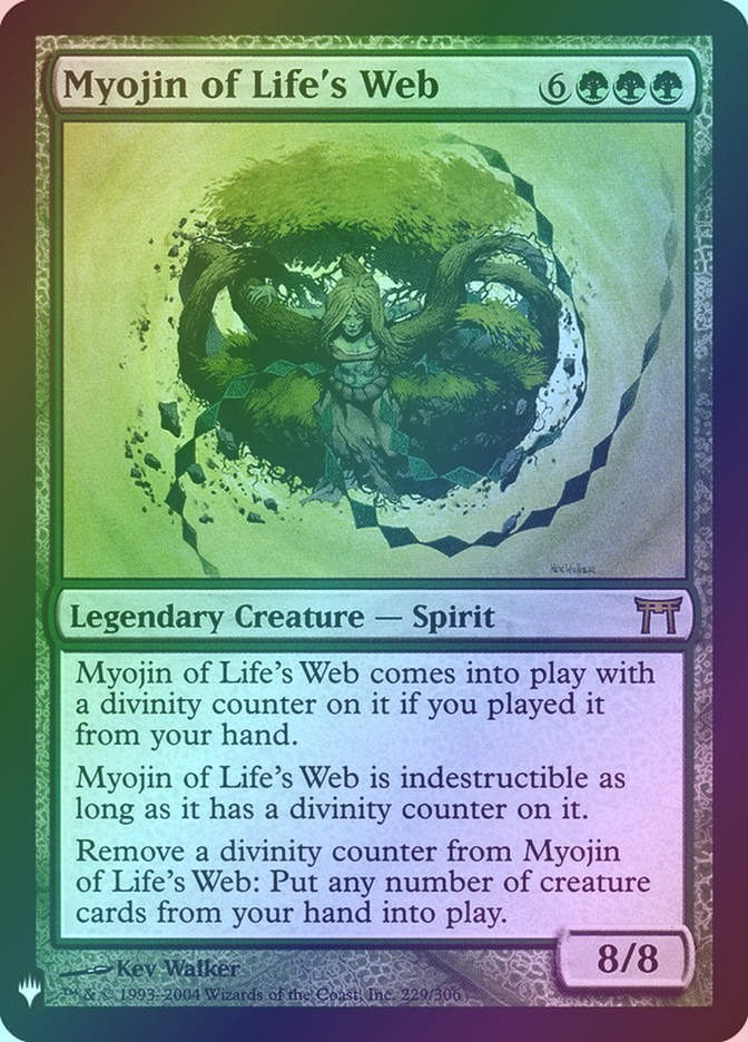 Myojin of Life's Web (PLST) (CHK-229) / Foil