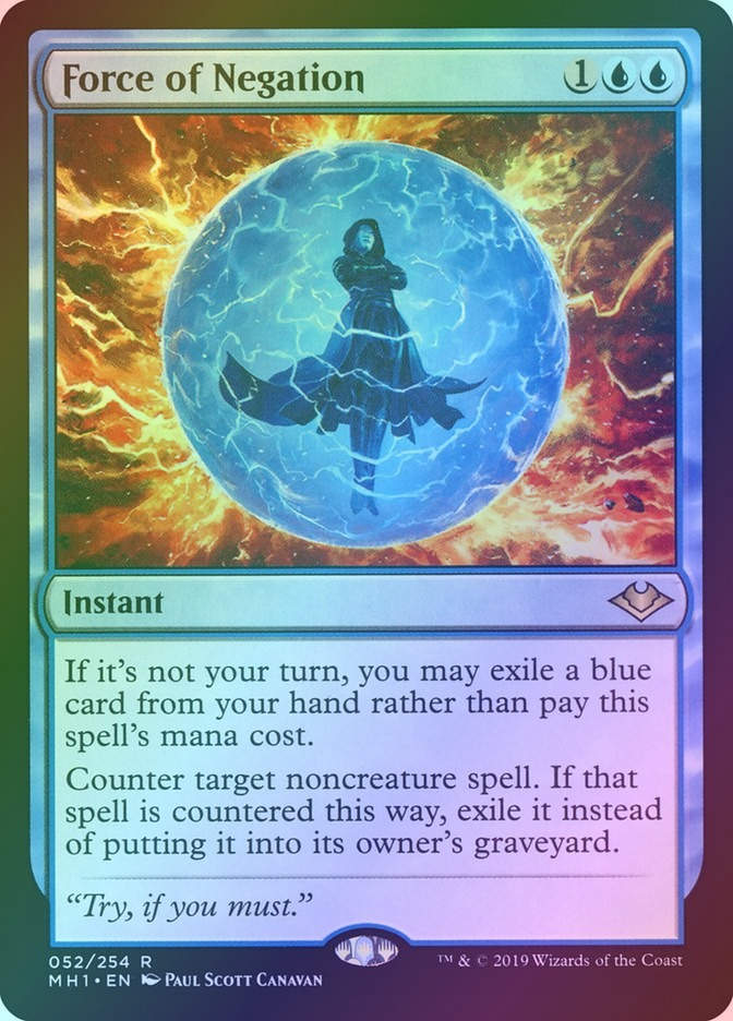 Force of Negation (MH1) (52) / Foil