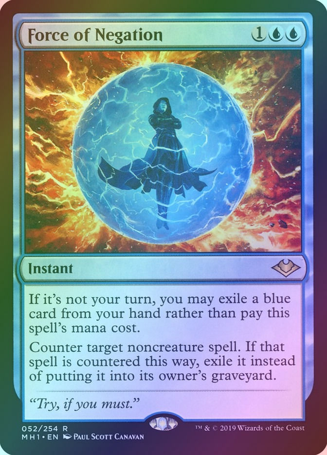 Force of Negation (MH1) (52) / Foil