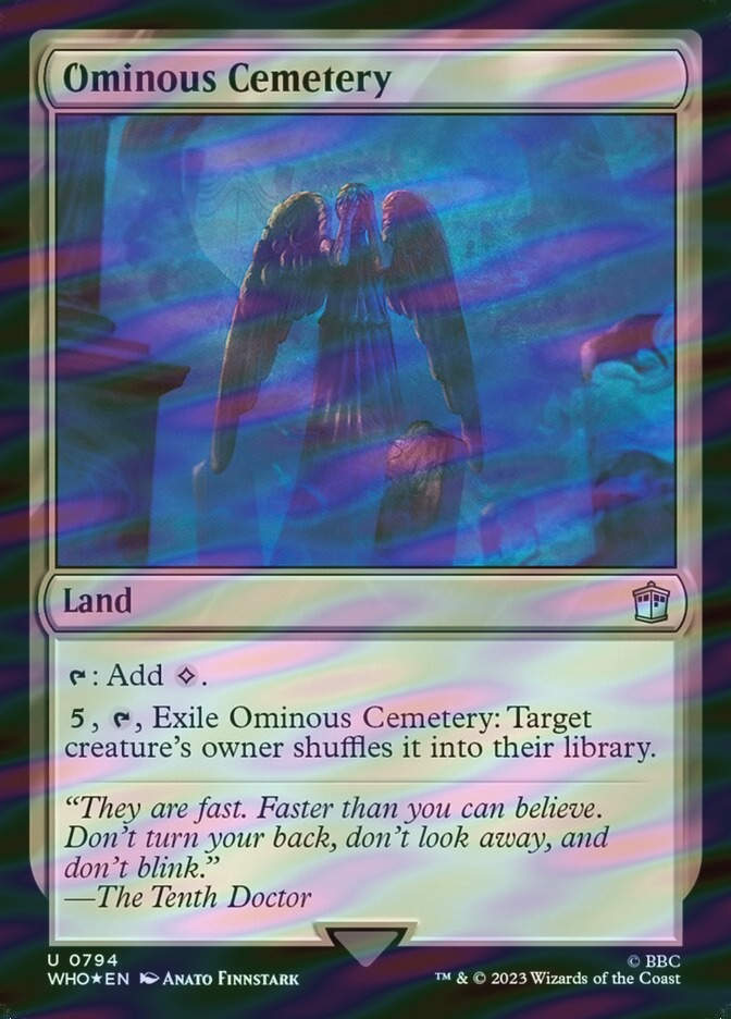 Ominous Cemetery (WHO) (794) / Surge Foil