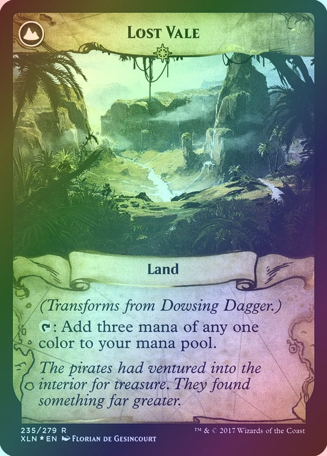 Dowsing Dagger // Lost Vale (PXLN) (235s) / Foil — cara 2 de 2