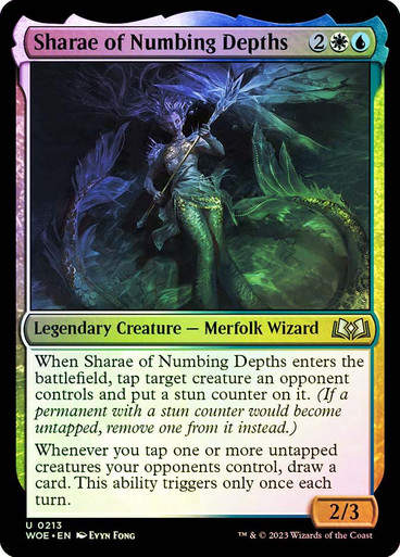 Sharae of Numbing Depths (woe) / Foil