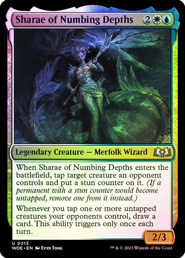 Sharae of Numbing Depths (woe) / Foil