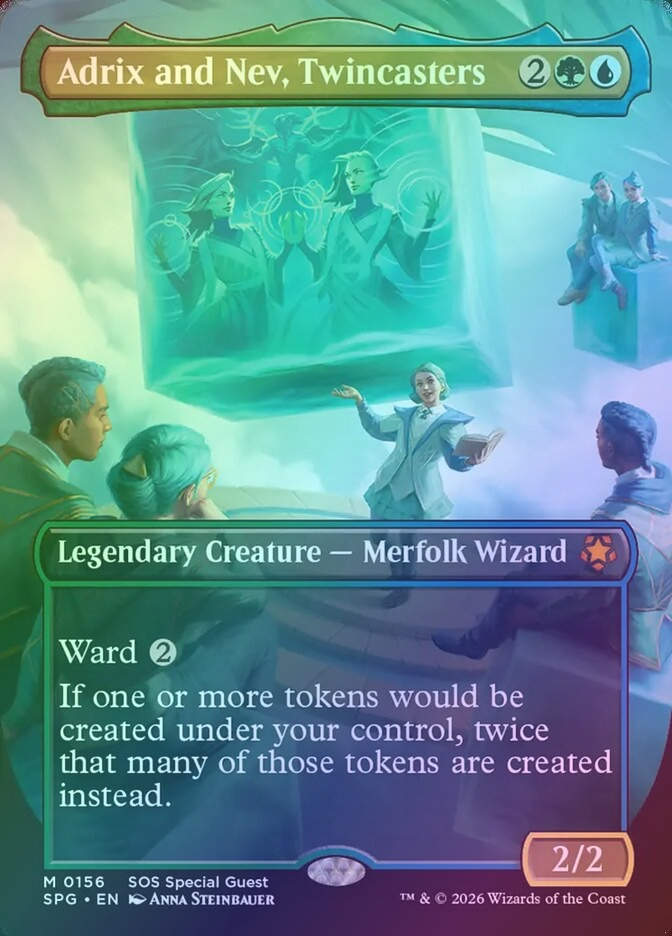 Adrix and Nev, Twincasters (SPG) (156) / Borderless / Foil