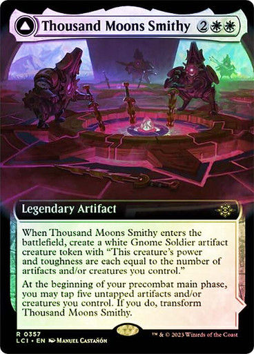 Thousand Moons Smithy // Barracks of the Thousand (lci) / Extended Art / Foil