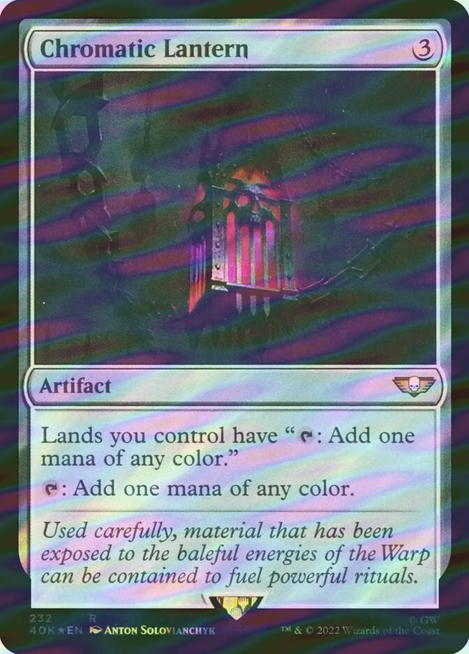 Chromatic Lantern (40K) (232★) / Surge Foil