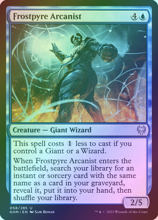 Frostpyre Arcanist (KHM) (58) / Foil