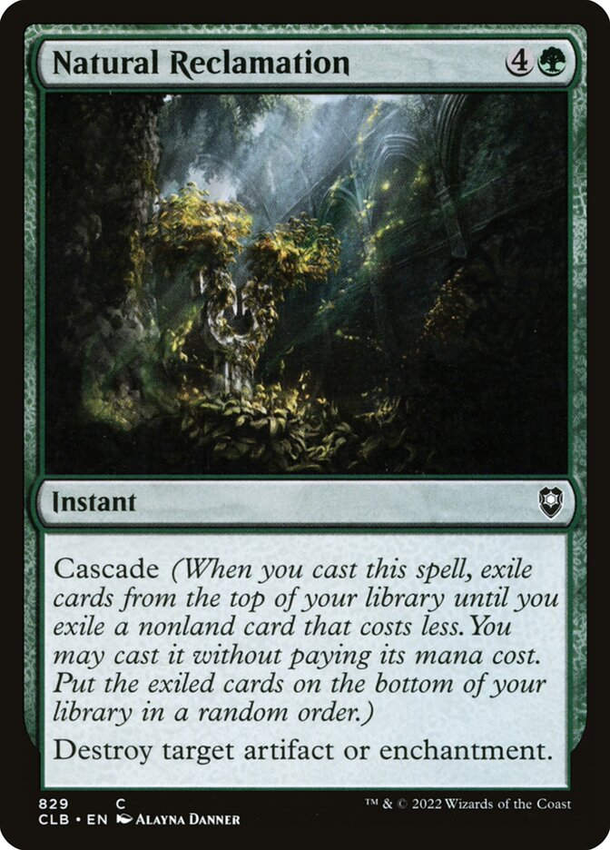 Natural Reclamation (CLB) (829)