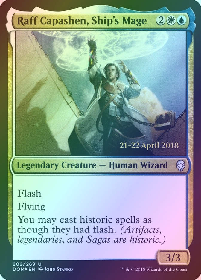 Raff Capashen, Ship's Mage (PDOM) (202s) / Foil