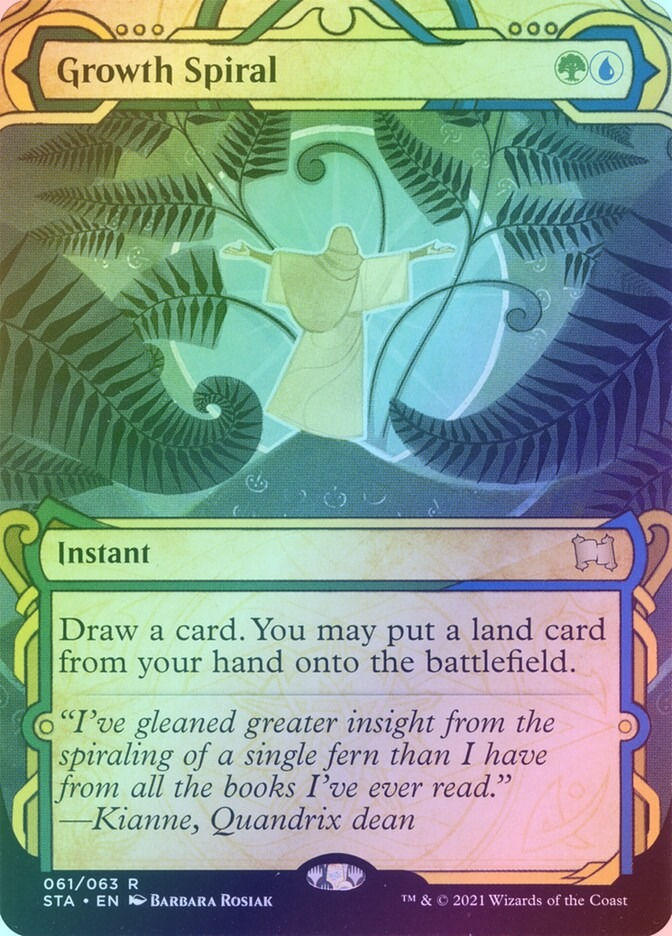 Growth Spiral (STA) (61) / Borderless / Showcase / Foil