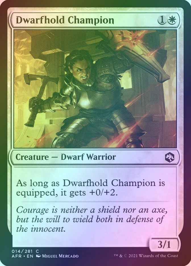 Dwarfhold Champion (AFR) (14) / Foil