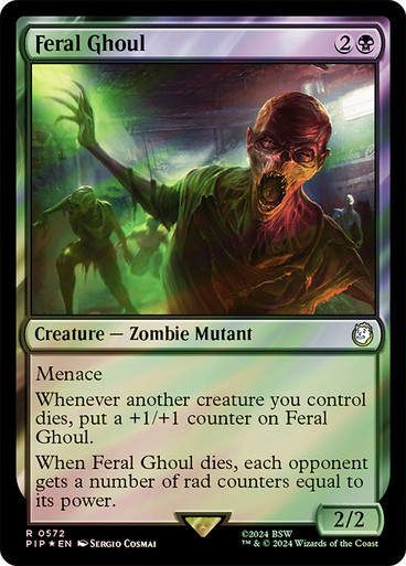 Feral Ghoul (pip) (572) / Surge Foil