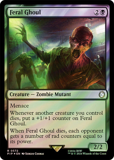 Feral Ghoul (pip) (572) / Surge Foil