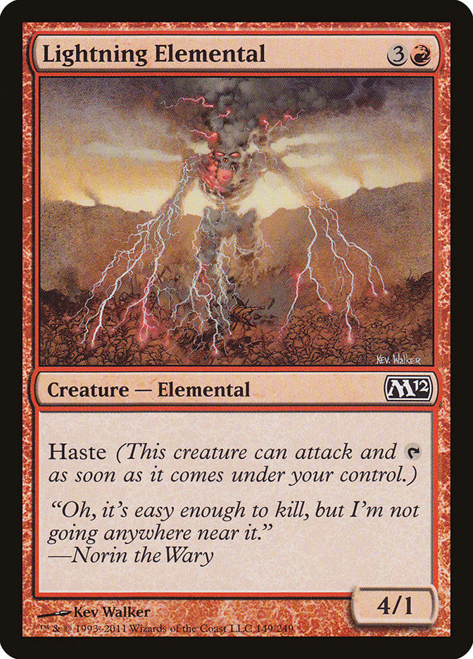 Lightning Elemental (M12) (149)