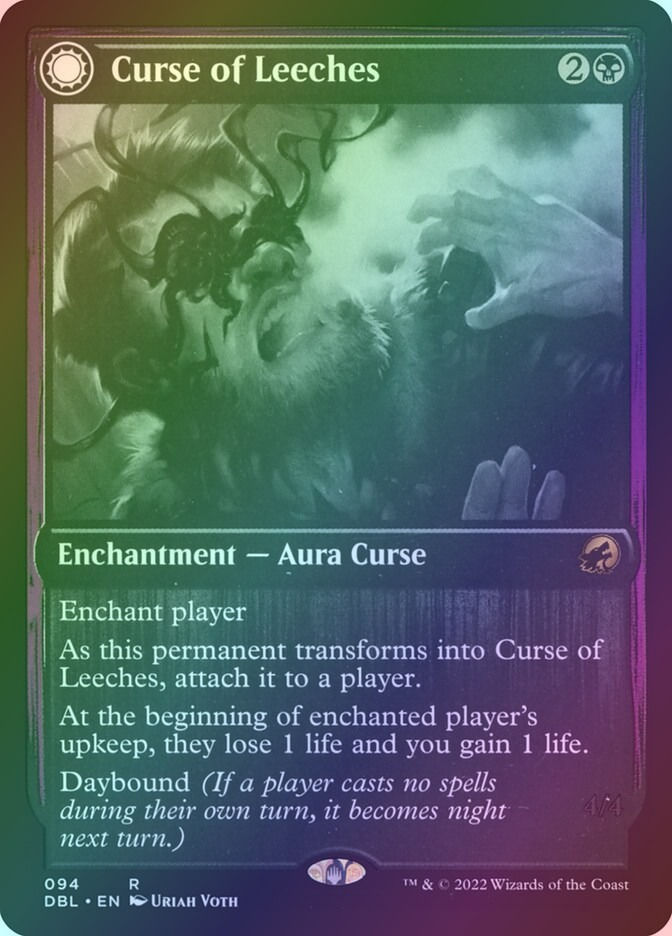 Curse of Leeches // Leeching Lurker (DBL) (94) / Foil — cara 1 de 2