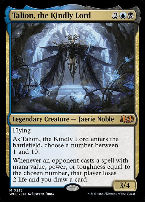 Talion, the Kindly Lord (woe)