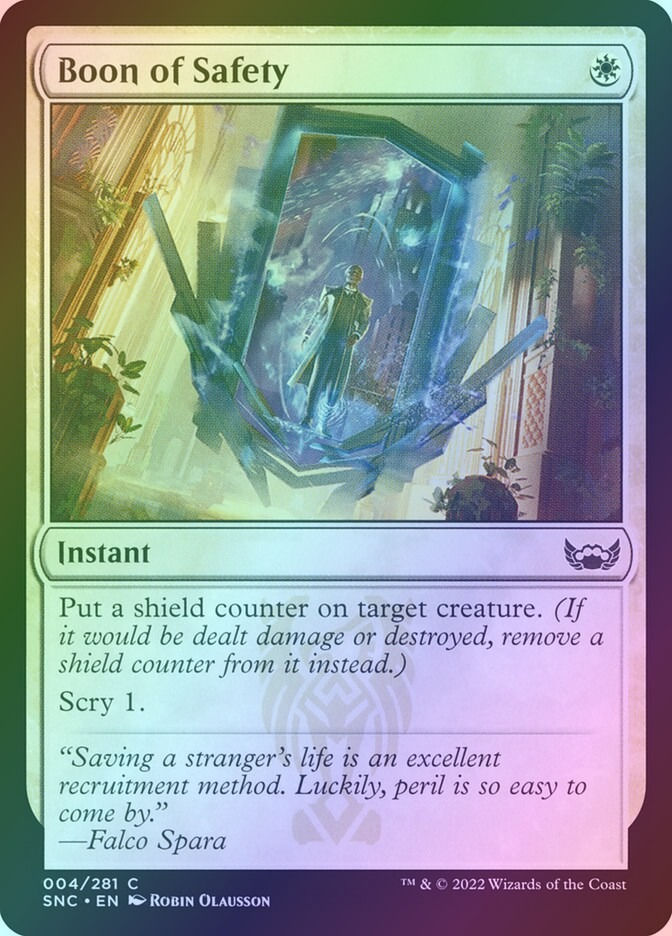 Boon of Safety (SNC) (4) / Foil