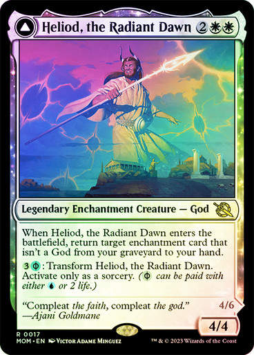 Heliod, the Radiant Dawn // Heliod, the Warped Eclipse (mom) / Foil