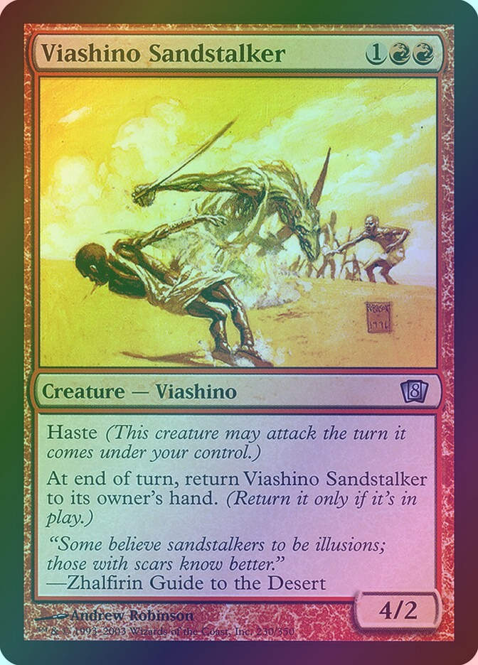 Viashino Sandstalker (8ED) (230★) / Foil