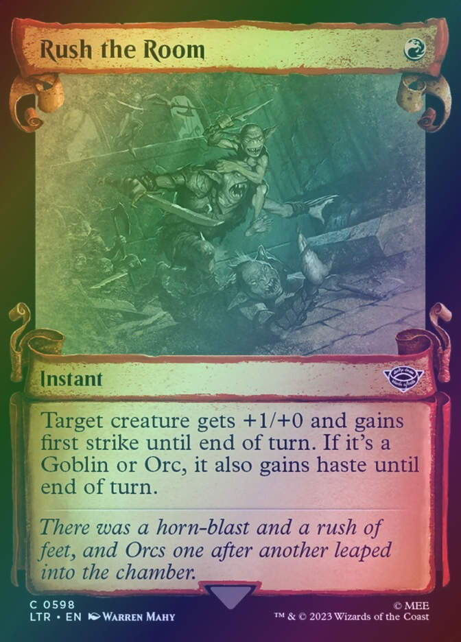 Rush the Room (LTR) (598) / Showcase / Foil