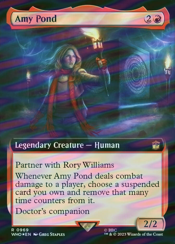 Amy Pond (WHO) (969) / Extended Art / Surge Foil