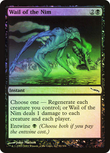 Wail of the Nim (MRD) (81) / Foil