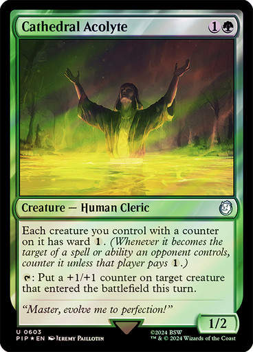 Cathedral Acolyte (pip) (603) / Surge Foil