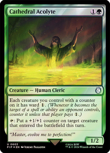 Cathedral Acolyte (pip) (603) / Surge Foil