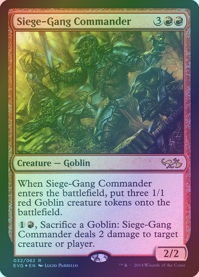 Siege-Gang Commander (EVG) (32) / Foil