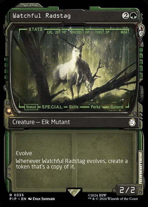 Watchful Radstag (pip) (335) / Showcase